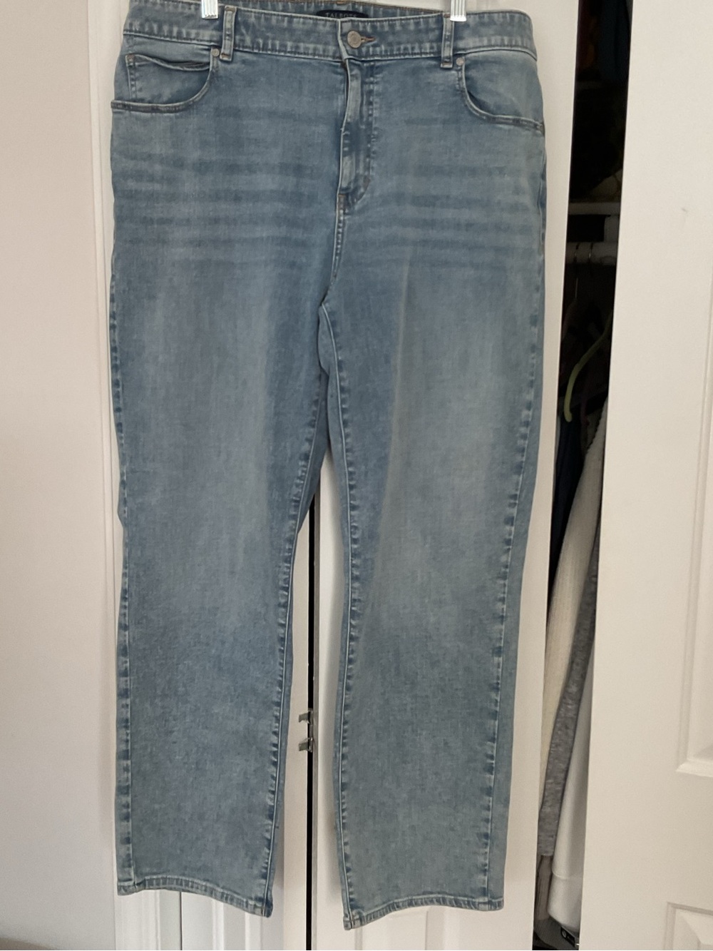 Talbots Light Blue Straight-Leg Jeans 16W